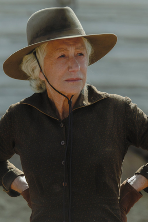 1923 TV Series Helen Mirren Floral Dark Brown Jacket