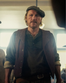 1923 TV Series Jerome Flynn Maroon Wool Vest