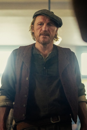 1923 TV Series Jerome Flynn Maroon Wool Vest