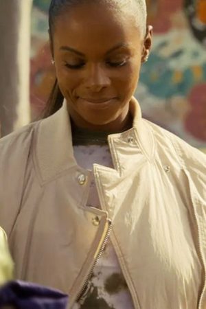 Tika Sumpter The Underdoggs Beige Jacket