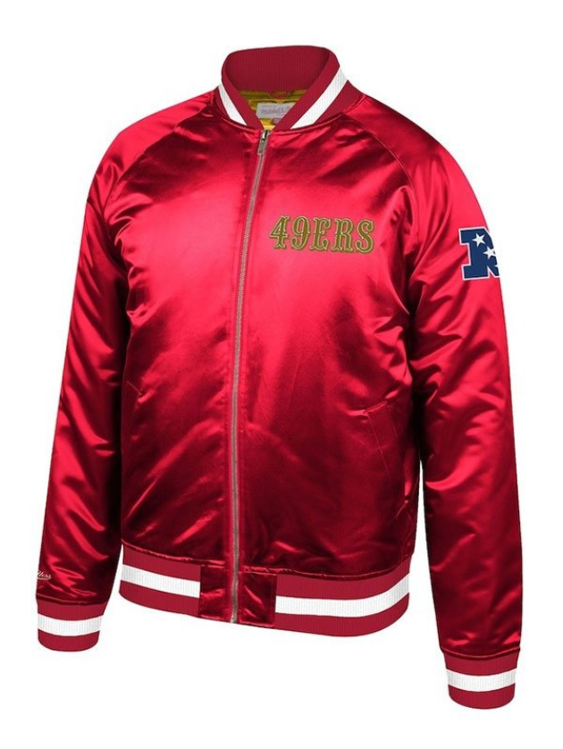 49ers Faithful To The Bay Bomber Jacket 1 49ers Faithful To The Bay Bomber Jacket