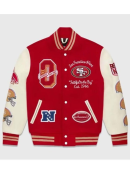 49ers San Francisco Red Varsity Jacket