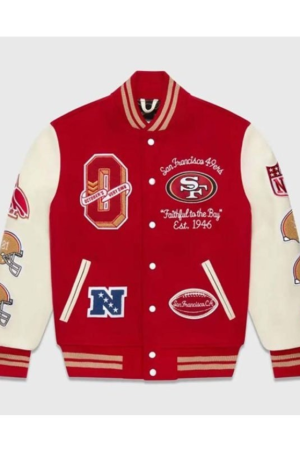49ers San Francisco Red Varsity Jacket