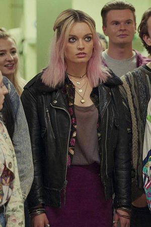 Sex Education Maeve Wiley Black Jacket