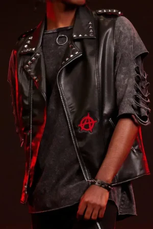 Across The Spider-Verse Spider-Punk Moto Vest