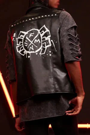 Across The Spider-Verse Spider-Punk Moto Vest