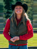 Amber Marshall Heartland Green Vest