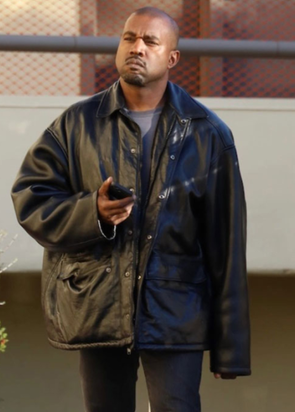 Kanye West Leather Jacket 1 Kanye West Leather Jacket