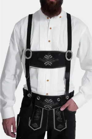 Black Edelweiss Suspender