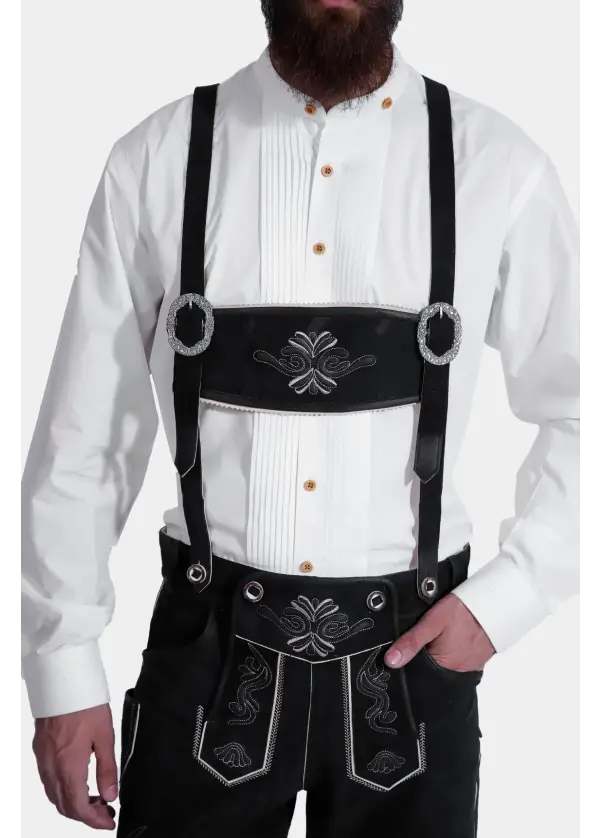 Black Edelweiss Suspender 1 Black Edelweiss Suspender