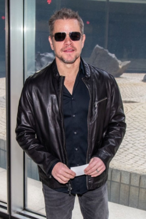 Matt Damon Leather Jacket