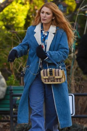 Blake Lively It Ends With Us Denim Coat