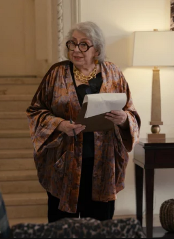 Bunny Folger Only Murders in the Building S01 Velvet Coat 1 Bunny Folger Only Murders in the Building S01 Velvet Coat