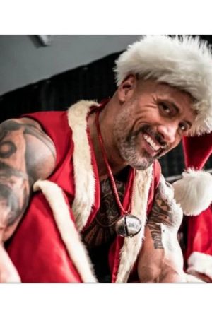Red One Dwayne Johnson Christmas Vest