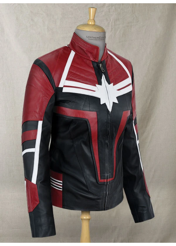 Captain Marvel Leather Jacket 2 Captain Marvel Leather Jacket-2