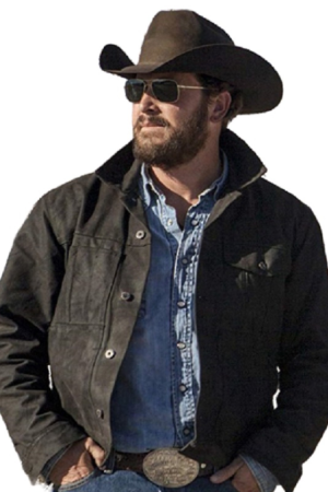Cole Hauser Yellowstone Rip Wheeler Suede Jacket