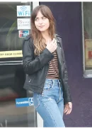 Dakota Johnson The High Note Leather Jacket-1