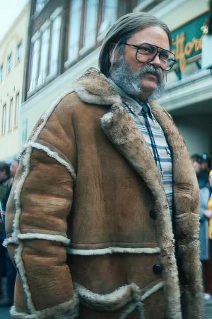 Dr. Gene Thibodeau The Umbrella Academy S04 Leather Coat
