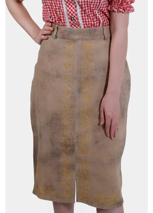 Edelweiss Lederhosen Skirt 1 Edelweiss Lederhosen Skirt