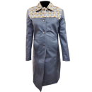 Emily In Paris S02 Lily Collins Silver Trench Coat