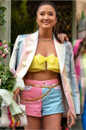 Emily In Paris S03 Ashley Park Patel Print Blazer