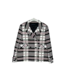 Emily In Paris S03 Lily Collins Checkered Jacket