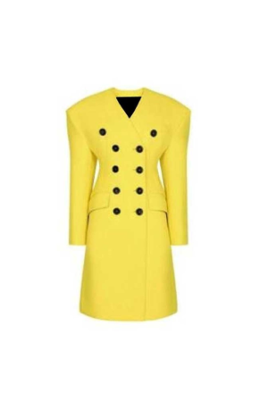 Emily In Paris S03 Madeline Wheeler Yellow Coat
