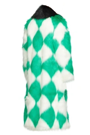Emily In Paris Season 2 Jeremy O.harris Print Fur Coat