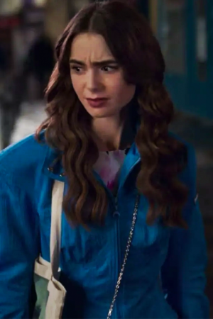 Emily in Paris S02 Emily Cooper Blue Jacket