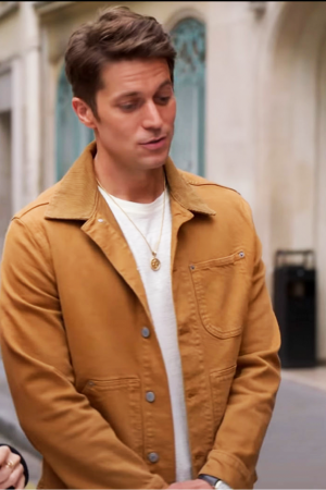 Emily in Paris S02 Gabriel Brown Jacket