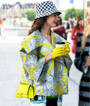 Emily in Paris S02 Lily Collins Printed Jacket