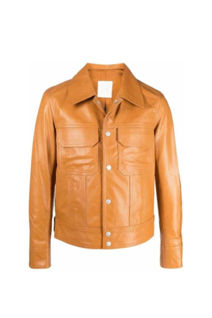 Emily in Paris S03 Gabriel Brown Biker Jacket