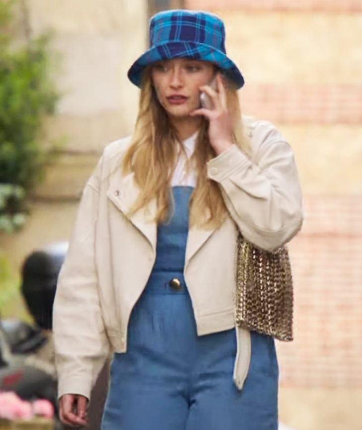 Emily in Paris Season 02 Camille Beige Leather Jacket 1 Emily in Paris Season 02 Camille Beige Leather Jacket