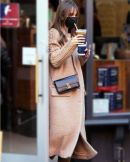 Emily in Paris Season 03 Lily Collins Beige Trench Coat