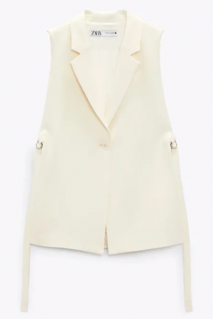 Emily in Paris Season 2 Lily Collins Slits Vest