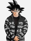 Goku Drip Puffer Jacket