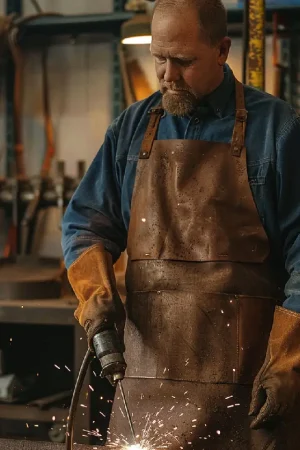HeatProtector Welding Apron