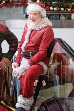 Red One JK Simmons Santa Claus Suede Jacket