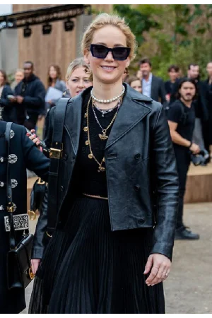 Jennifer Lawrence Leather Jacket-1