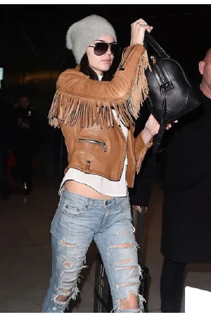 Kendall Jenner Leather Jacket #3