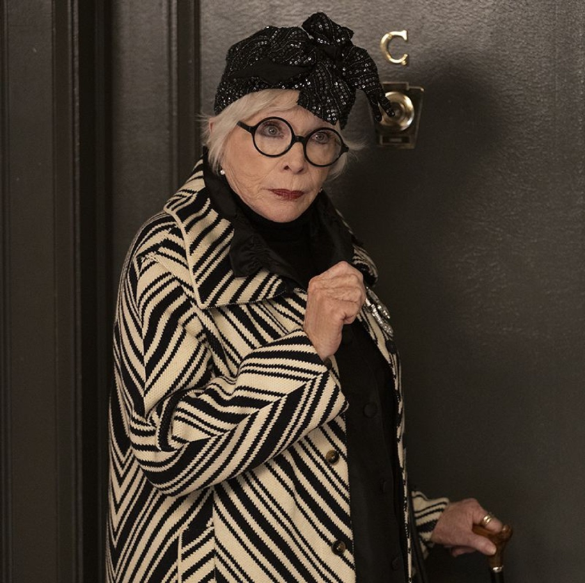 Leonora Folger Only Murders in the Building S02 Coat 1 Leonora Folger Only Murders in the Building S02 Coat
