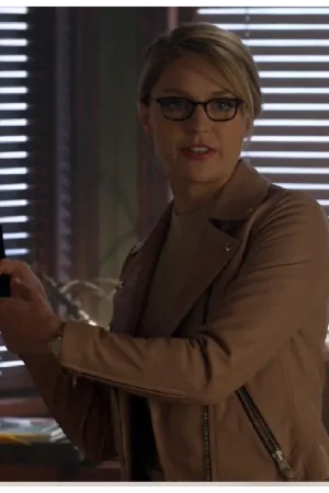 Melissa Benoist Supergirl Leather Jacket-1