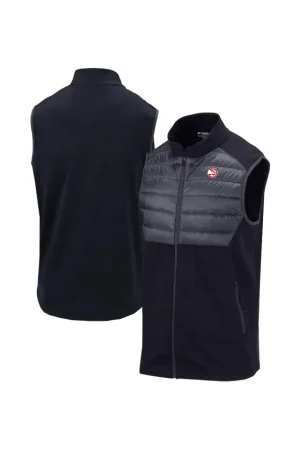 Men's Atlanta Hawks Columbia Black Omni-Wick In The Element Full-Zip Vest