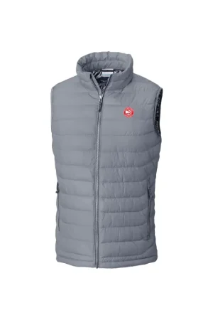 Men's Atlanta Hawks Columbia Gray Powder Lite Omni-Heat Reflective Full-Zip Vest