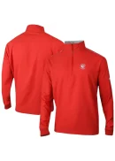 Men's Atlanta Hawks Columbia Red Bogey's Paradise Quarter-Zip Pullover