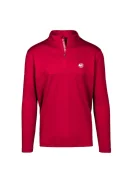Men's Atlanta Hawks Levelwear Red Truth Insignia Core Quarter-Zip Pullover Top