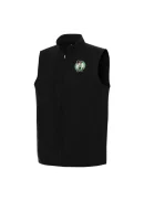 Men's Boston Celtics Antigua Black Regard Full-Zip Vest