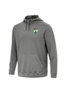 Men's Boston Celtics Antigua Heather Black Cloud Pullover Hoodie