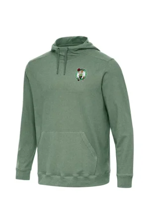 Men's Boston Celtics Antigua Hunter Green Cloud Pullover Hoodie