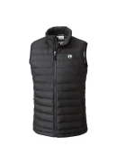 Men's Boston Celtics Columbia Black Powder Lite Omni-Heat Reflective Full-Zip Vest